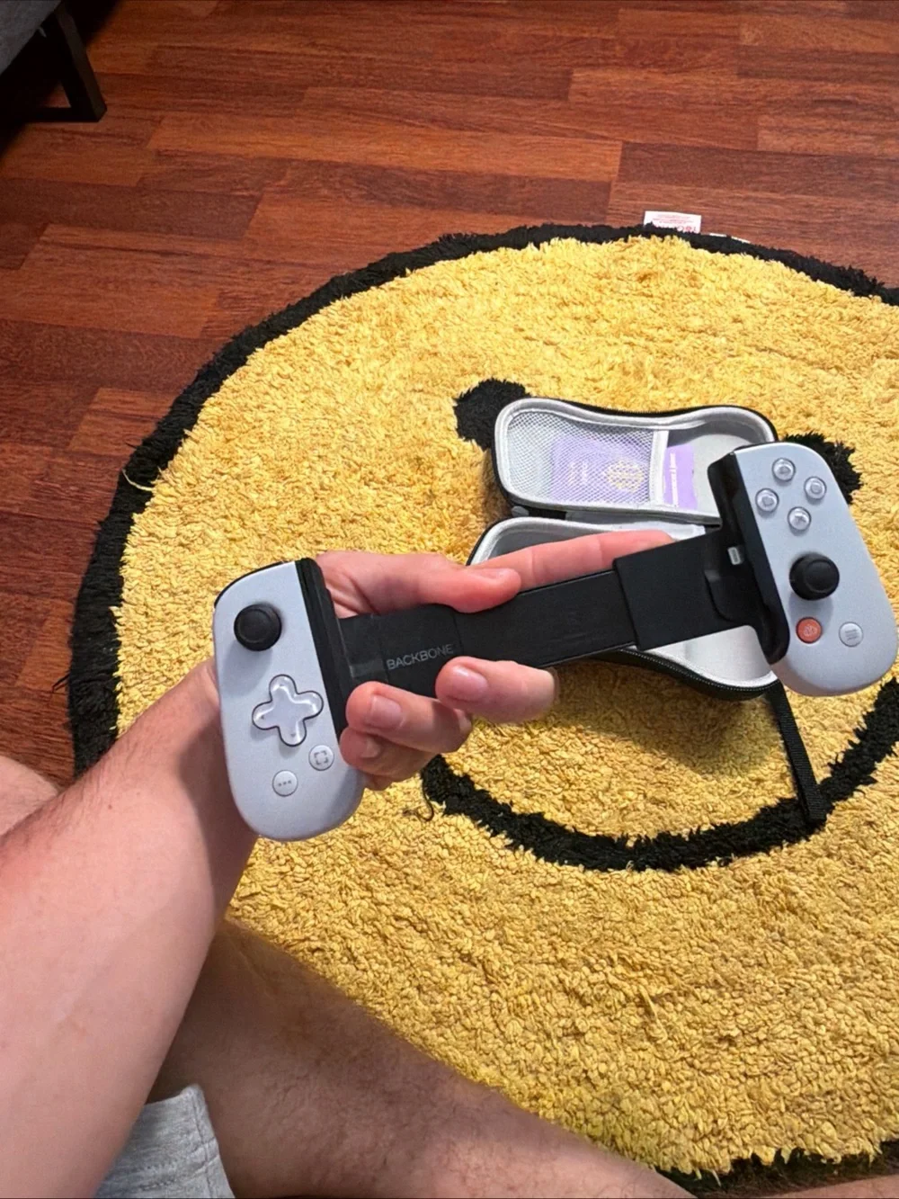 Sony White Mobile Gaming Controller with Detachable Grip